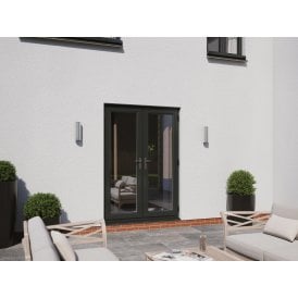 Model 4 Aluminium French Door Set - Overall size 1190mm x 2090mm