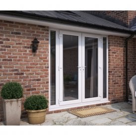 UPVC French Door With 2 Narrow Side Panels (2390mm x2090mm)