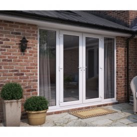 UPVC French Door With 2 Wide Side Panels (2990mm x2090mm)